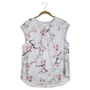 Ted Baker Neebye cherry blossom keyhole top women’s Ted 5 = U.S. XL/14